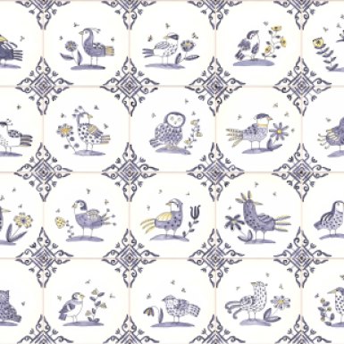 Delft Birds and Bees tile range