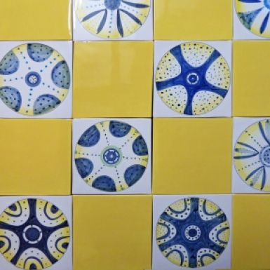 Yellow Diatom tiles