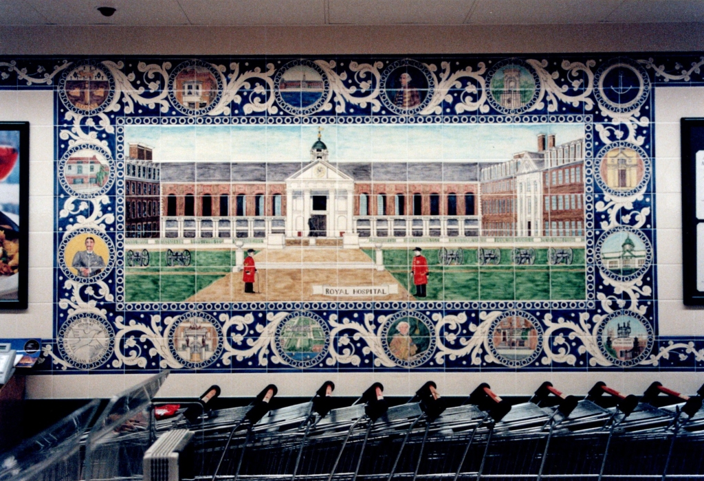 Royal Hospital tile panel