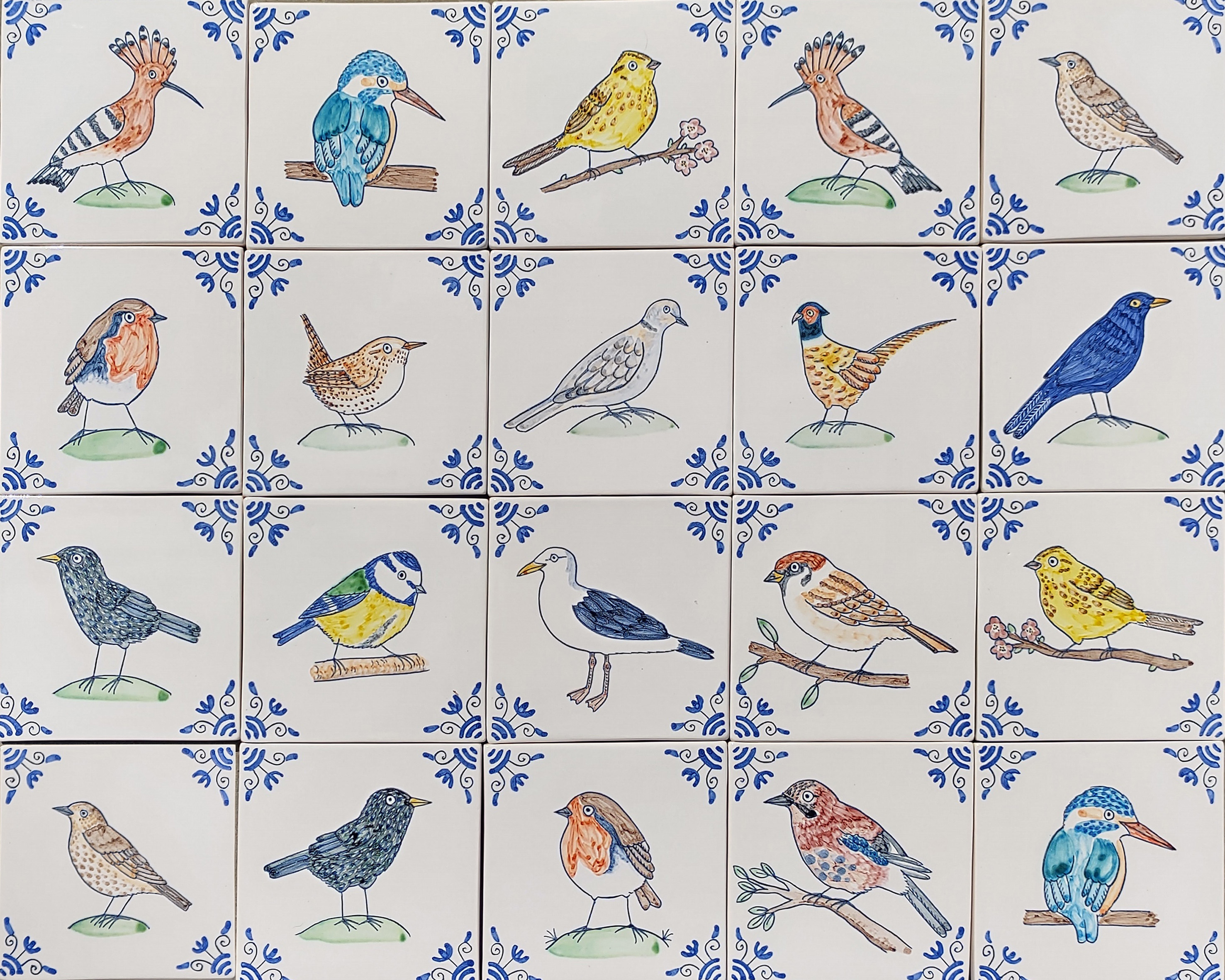 Bird tiles